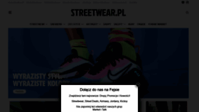 What Streetwear.pl website looked like in 2021 (3 years ago)