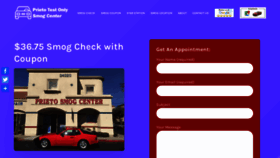 What Smogcheckmorenovalley.com website looked like in 2021 (3 years ago)