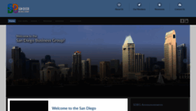 What Sandiegobusinessgroup.net website looked like in 2021 (3 years ago)