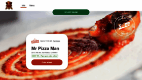 What Sanmateopizzaman.com website looked like in 2021 (4 years ago)
