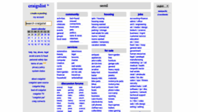 What Seoul.craigslist.org website looked like in 2021 (3 years ago)