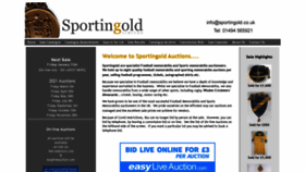 What Sportingoldauctions.co.uk website looked like in 2021 (3 years ago)