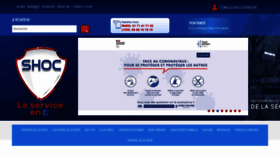 What Shoc-securite.fr website looked like in 2021 (3 years ago)