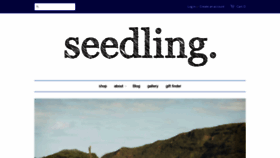 What Seedling.com website looked like in 2021 (3 years ago)
