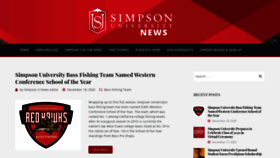 What Simpsonunews.com website looked like in 2021 (3 years ago)