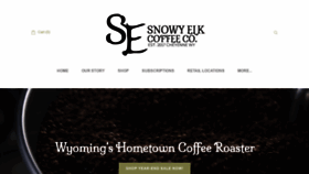 What Snowyelk.com website looked like in 2021 (3 years ago)