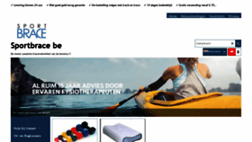 What Sportbrace.be website looked like in 2021 (3 years ago)