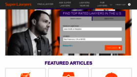 What Superlawyers.com website looked like in 2021 (3 years ago)