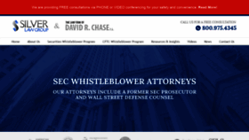 What Securitieswhistleblowerattorneys.com website looked like in 2021 (3 years ago)