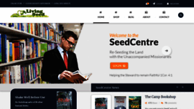 What Seedcentre.livingseed.org website looked like in 2021 (3 years ago)