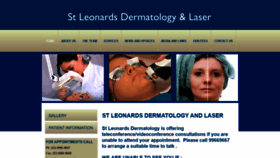 What Stleonardsdermatologyandlaser.com website looked like in 2021 (3 years ago)