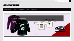 What Stickskillz.com website looked like in 2021 (3 years ago)