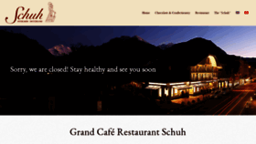 What Schuh-interlaken.ch website looked like in 2021 (3 years ago)