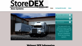 What Storedex.com website looked like in 2021 (3 years ago)