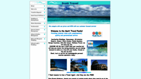 What Scott-travel.com website looked like in 2021 (3 years ago)