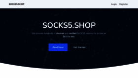 What Socks5.shop website looked like in 2021 (3 years ago)
