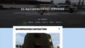 What Sswaterproofing.in website looked like in 2021 (3 years ago)