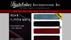 What Studebaker-intl.com website looked like in 2021 (3 years ago)