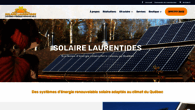 What Solairelaurentides.com website looked like in 2021 (3 years ago)