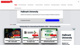 What Scholarships365.info website looked like in 2021 (3 years ago)