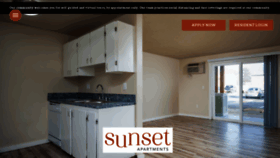 What Sunsetapartmentliving.com website looked like in 2021 (3 years ago)