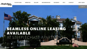 What Steeplechase-apartments.com website looked like in 2021 (3 years ago)