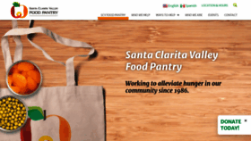 What Scvfoodpantry.org website looked like in 2021 (3 years ago)