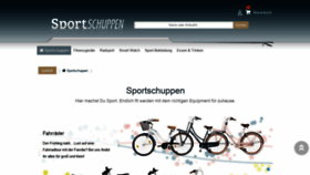 What Sportschuppen.de website looked like in 2021 (3 years ago)