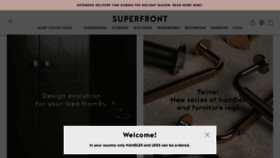 What Superfront.com website looked like in 2021 (4 years ago)