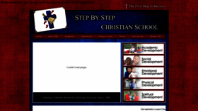 What Stepbystepchristianschool.org website looked like in 2021 (3 years ago)
