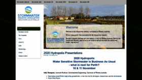 What Stormwaterwa.asn.au website looked like in 2021 (3 years ago)