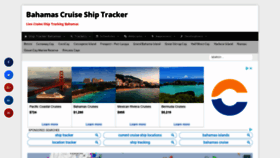 What Shiptrackerbahamas.com website looked like in 2021 (3 years ago)