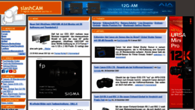 What Slashcam.de website looked like in 2021 (4 years ago)