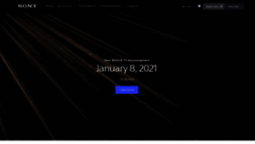 What Sony.com.sg website looked like in 2021 (3 years ago)