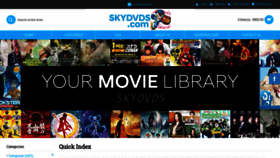 What Skydvds.com website looked like in 2021 (3 years ago)