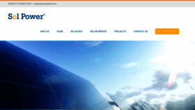 What Solpowerprojects.com website looked like in 2021 (3 years ago)