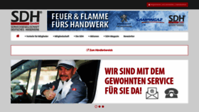 What Sdh.de website looked like in 2021 (3 years ago)