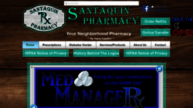 What Santaquinpharmacy.com website looked like in 2021 (3 years ago)