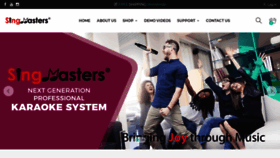 What Singmasters.com website looked like in 2021 (3 years ago)