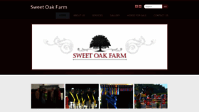 What Sweetoakfarm.com website looked like in 2021 (3 years ago)
