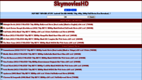 What Skymovieshd.uno website looked like in 2021 (3 years ago)