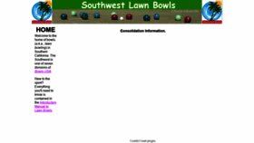 What Swlawnbowls.org website looked like in 2021 (3 years ago)