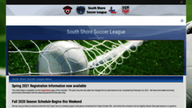 What Southshoresoccer.com website looked like in 2021 (5 years ago)