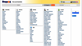 What Shoppok.com website looked like in 2021 (5 years ago)