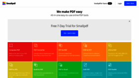 What Smallpdf.com website looked like in 2021 (3 years ago)