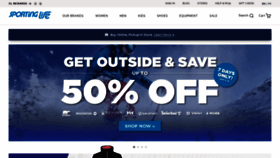 What Sportinglife.ca website looked like in 2021 (4 years ago)