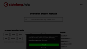 What Steinberg.help website looked like in 2021 (3 years ago)
