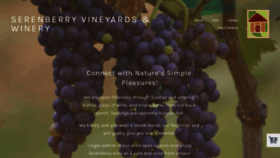 What Serenberryvineyards.com website looked like in 2021 (3 years ago)