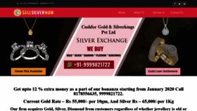 What Sellsilvernow.co.in website looked like in 2021 (3 years ago)