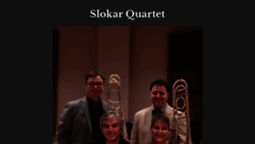 What Slokarquartet.com website looked like in 2021 (3 years ago)